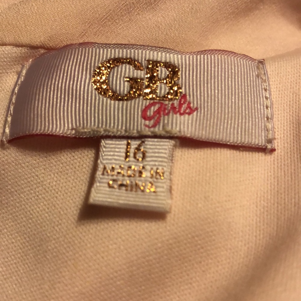 Beautiful GB Girls Laced and Ilet Designs Size 16 - Picture 5 of 7